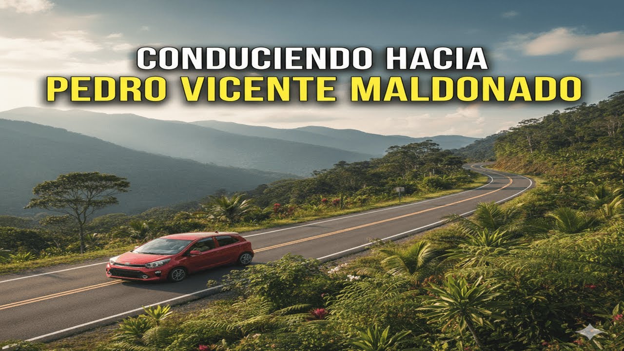 Conduciendo hacia Pedro Vicente Maldonado. Ecuador. 2025