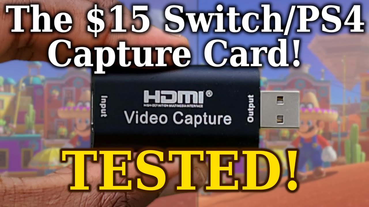 $15 HDMI Capture Card for PS4/Switch - Is it worth it? (Testing: Lag, AV Sync, Quality and More!)
