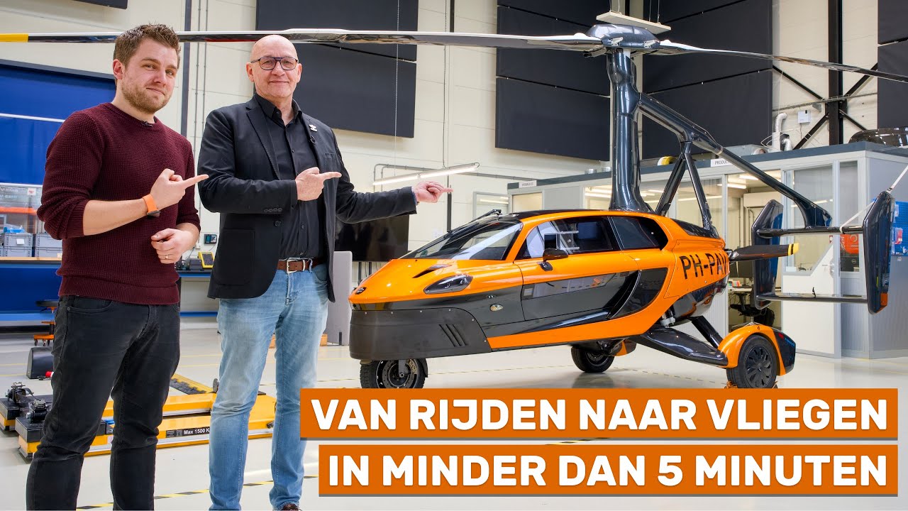 De eerste vliegende auto ter wereld komt uit Nederland