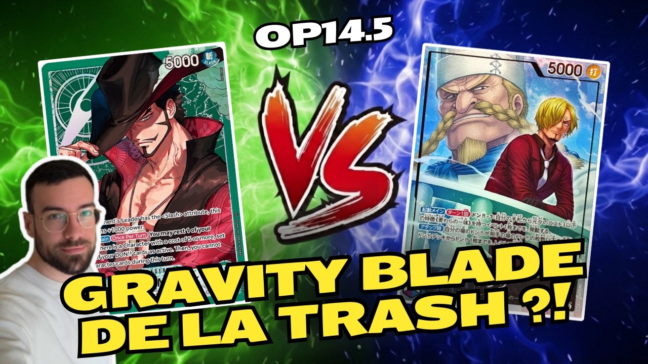 Mihawk VS UP Sanji | OP14 EB03 EB04 Gameplay POV | One Piece TCG FR