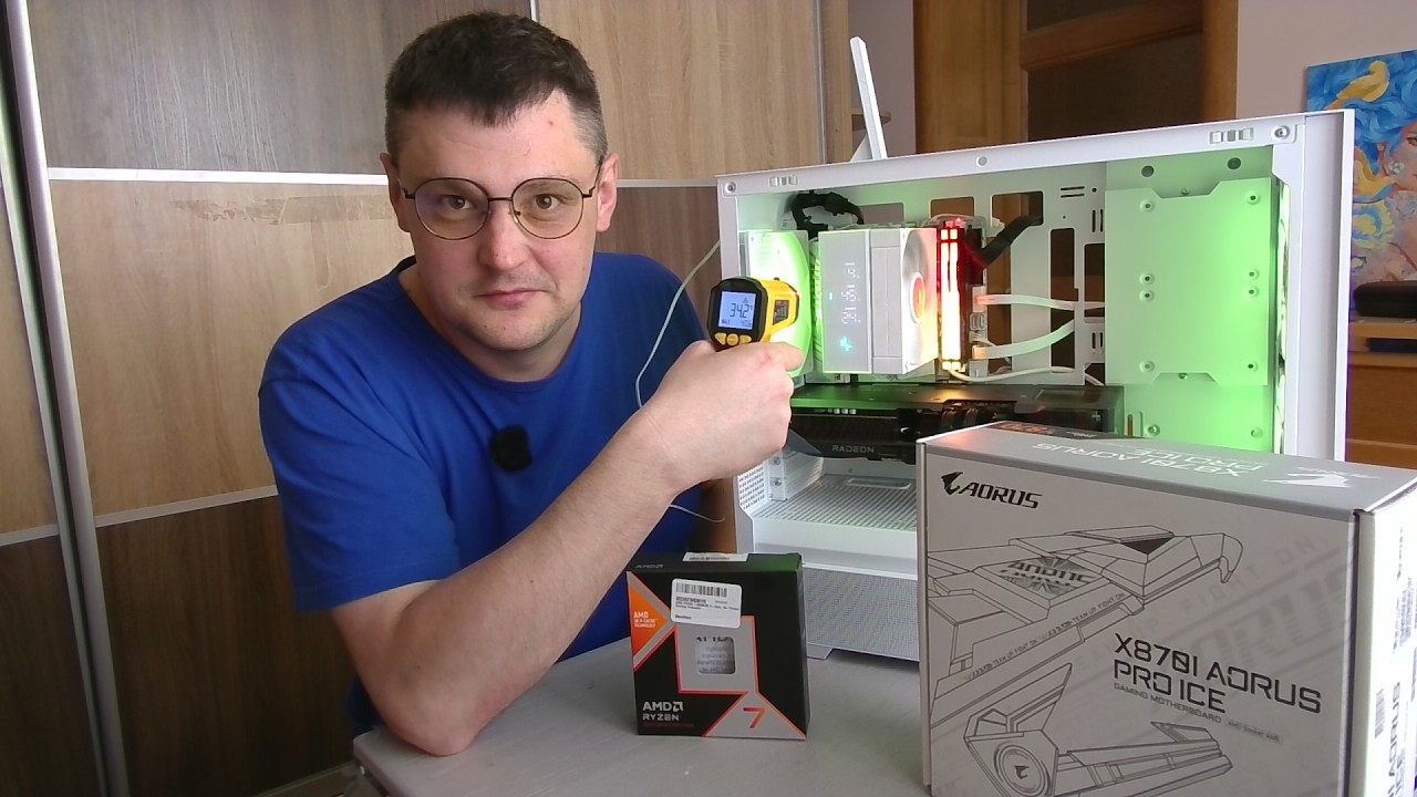 Старий корпус - Новий FPS. Пк за 120 000. RYZEN 9800 X3D + RX 9070 XT