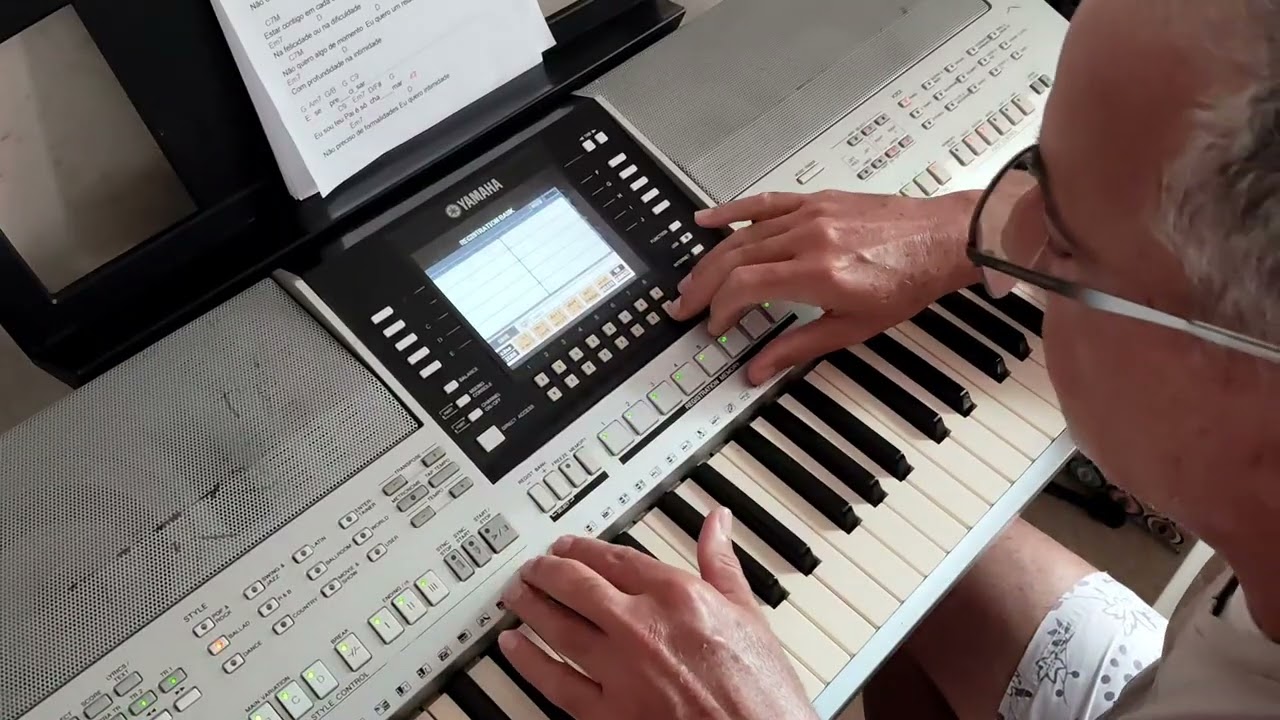 como salvar ritmos no Registro de Memoria e inserir no banco de dados Teclado Yamaha PSR S