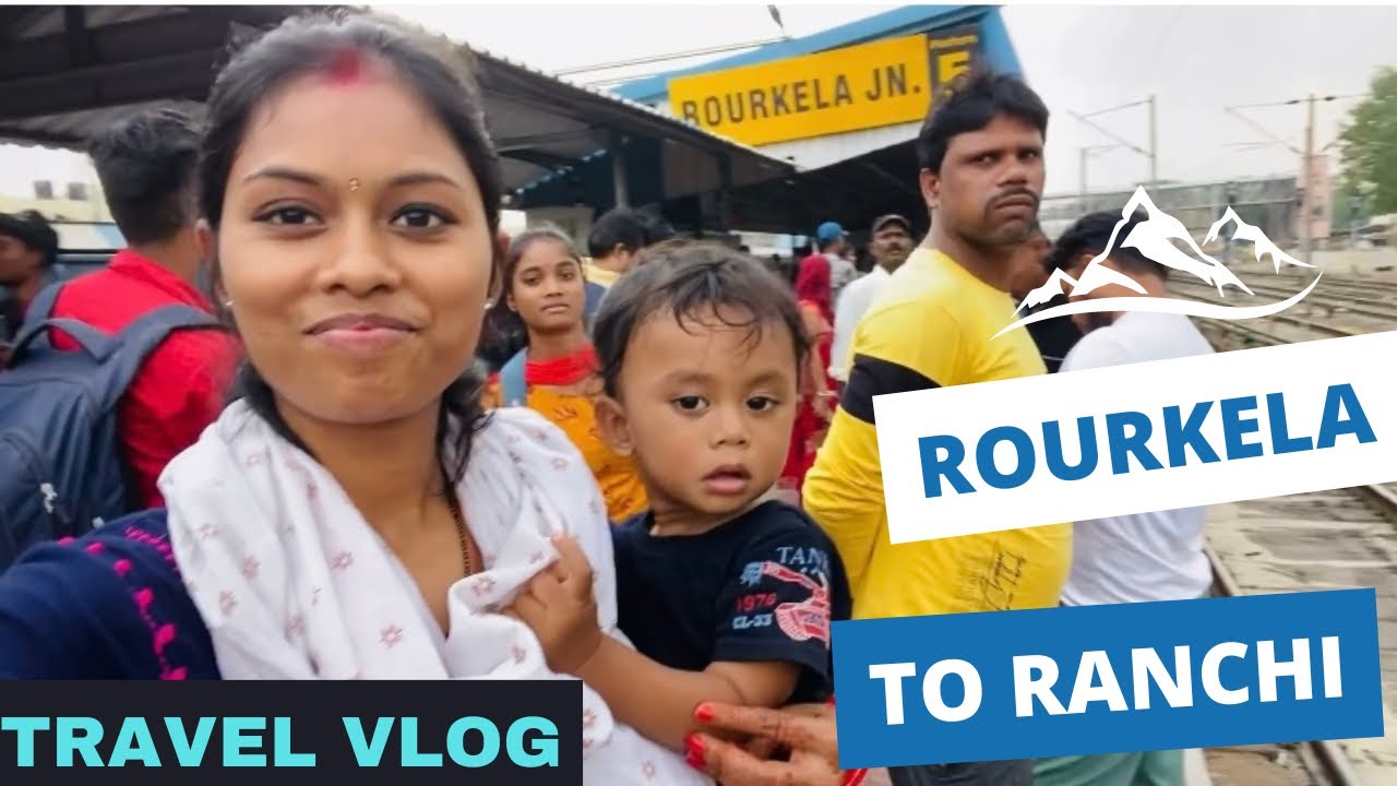 Travel Rourkela To Ranchi 🚂 | Vlog | Manisha | Ajay