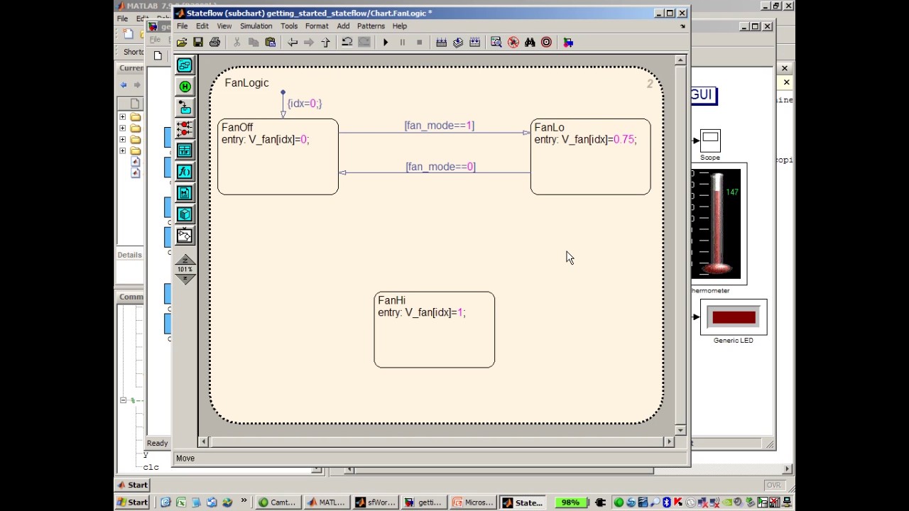 Stateflow Tutorials, Part 2 Parallel Execution and Truth Tables