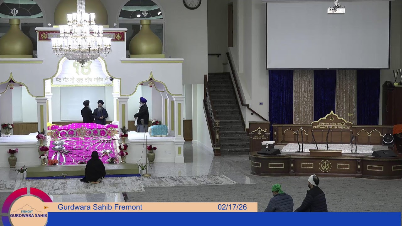 Gurdwara Sahib Fremont Morning Diwan 2026-02-17