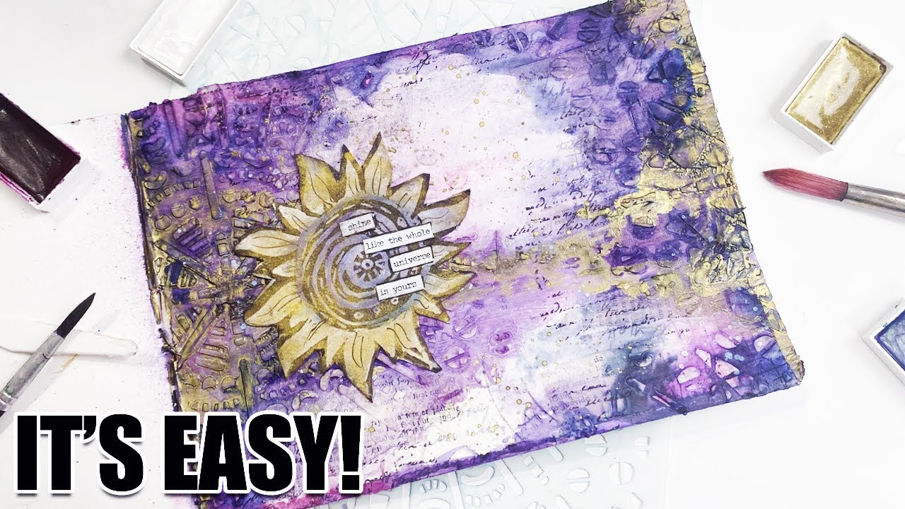 5 SIMPLE Mixed Media STEPS!