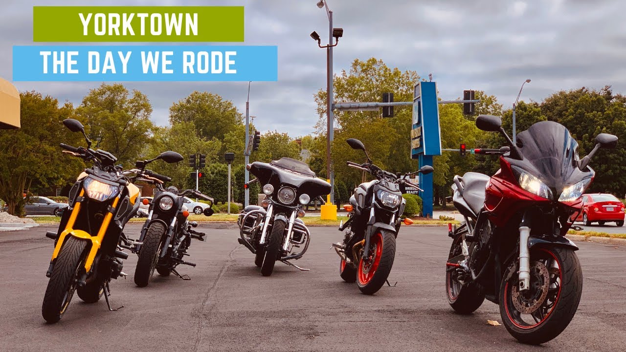 The day we rode to Yorktown, VA