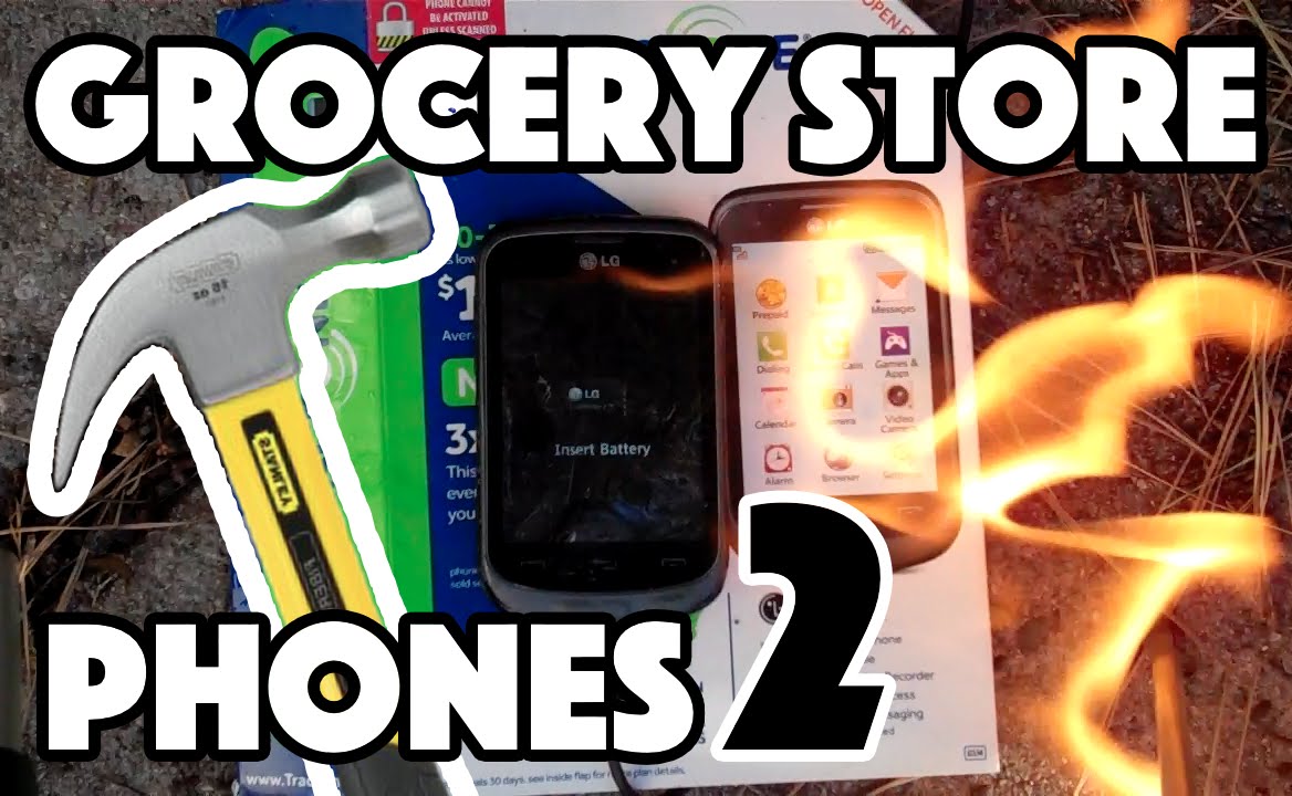 Bored Smashing - GROCERY STORE PHONES! Episode 2