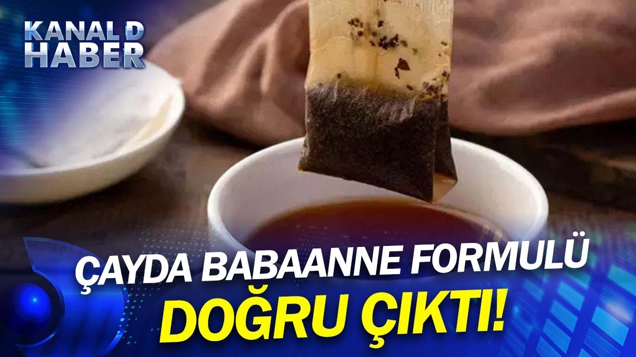 Bayat Çaylı Pansuman Morluklara Birebir! Taze Çay Sağlığa, Bayat Çay Cilde İyi Geliyor