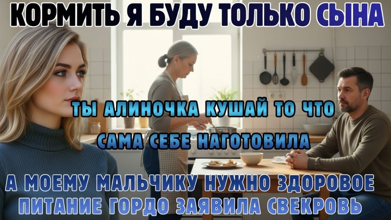 Свекровь принесла котлеты только для сына и я поняла, что мой брак закончился прямо на кухне.