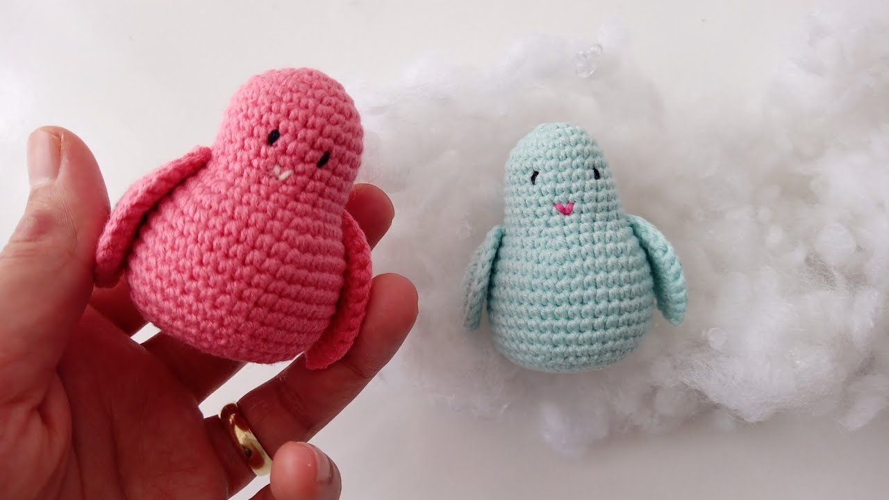 Amigurumi Kuş Anahtarlık Tarifi 🐣| Amigurumi Tiny Bird Pattern|