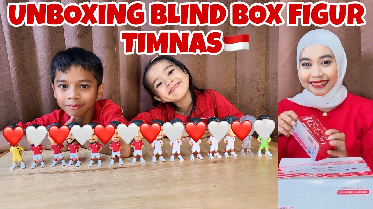 UNBOXING BLIND BOX COLLECTIBEL FIGURINES PEMAIN TIMNAS🇮🇩