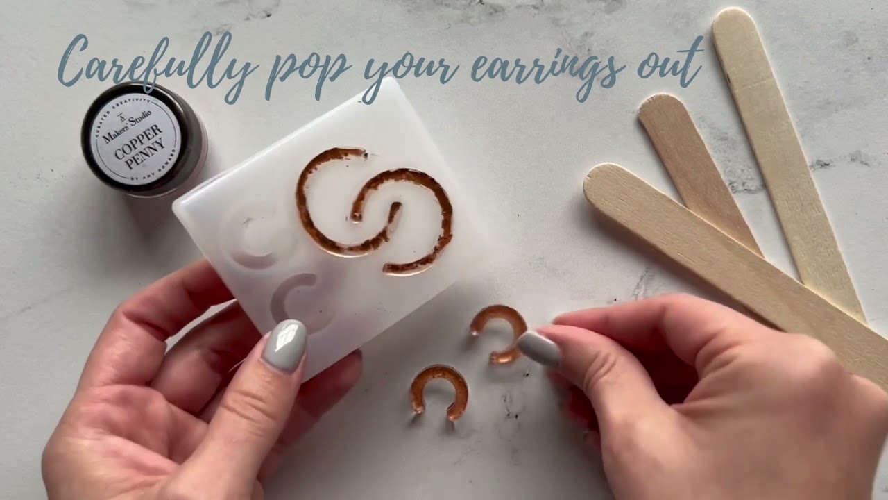 How To Make Hoop Earring With Resin