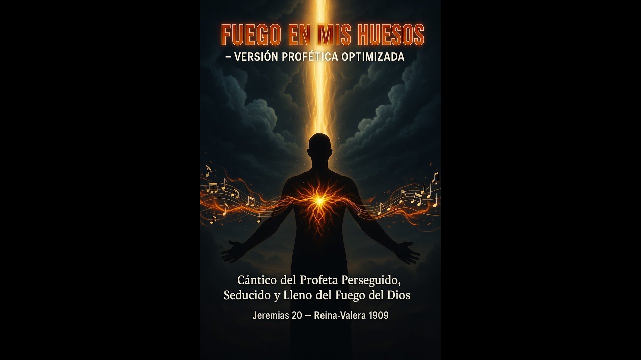 🎵 FUEGO EN MIS HUESOS – 📖 Jeremías 20 – Reina Valera 1909