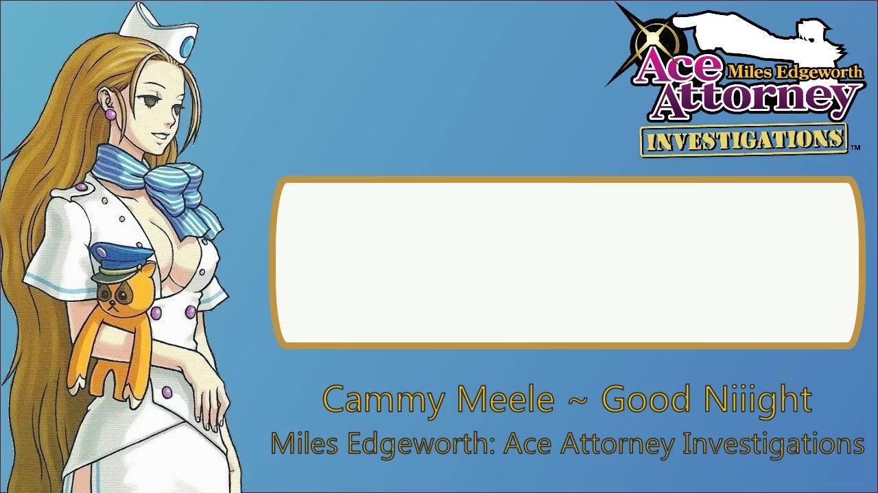 Miles Edgeworth: Ace Attorney Investigations - Cammy Meele ~ Good Night [Cover]