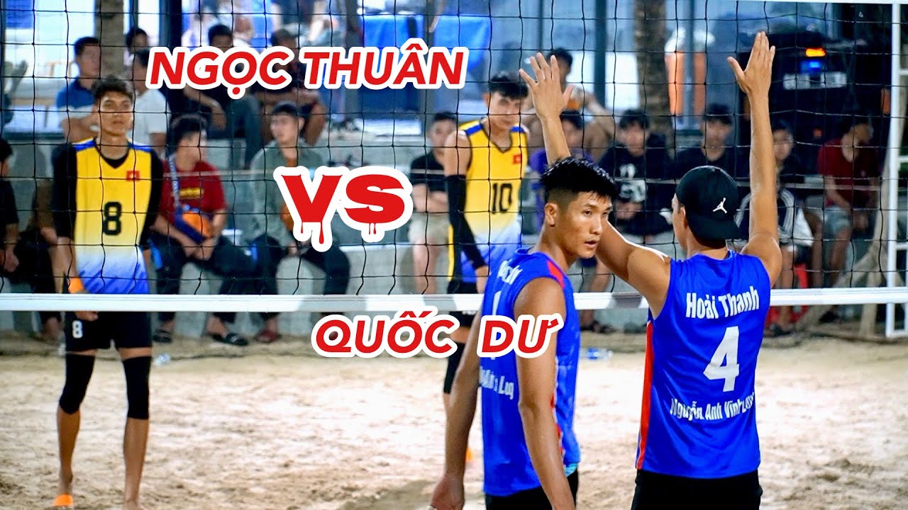 Lần này NGỌC THUÂN đôi công QUỐC DƯ trên sân cát
