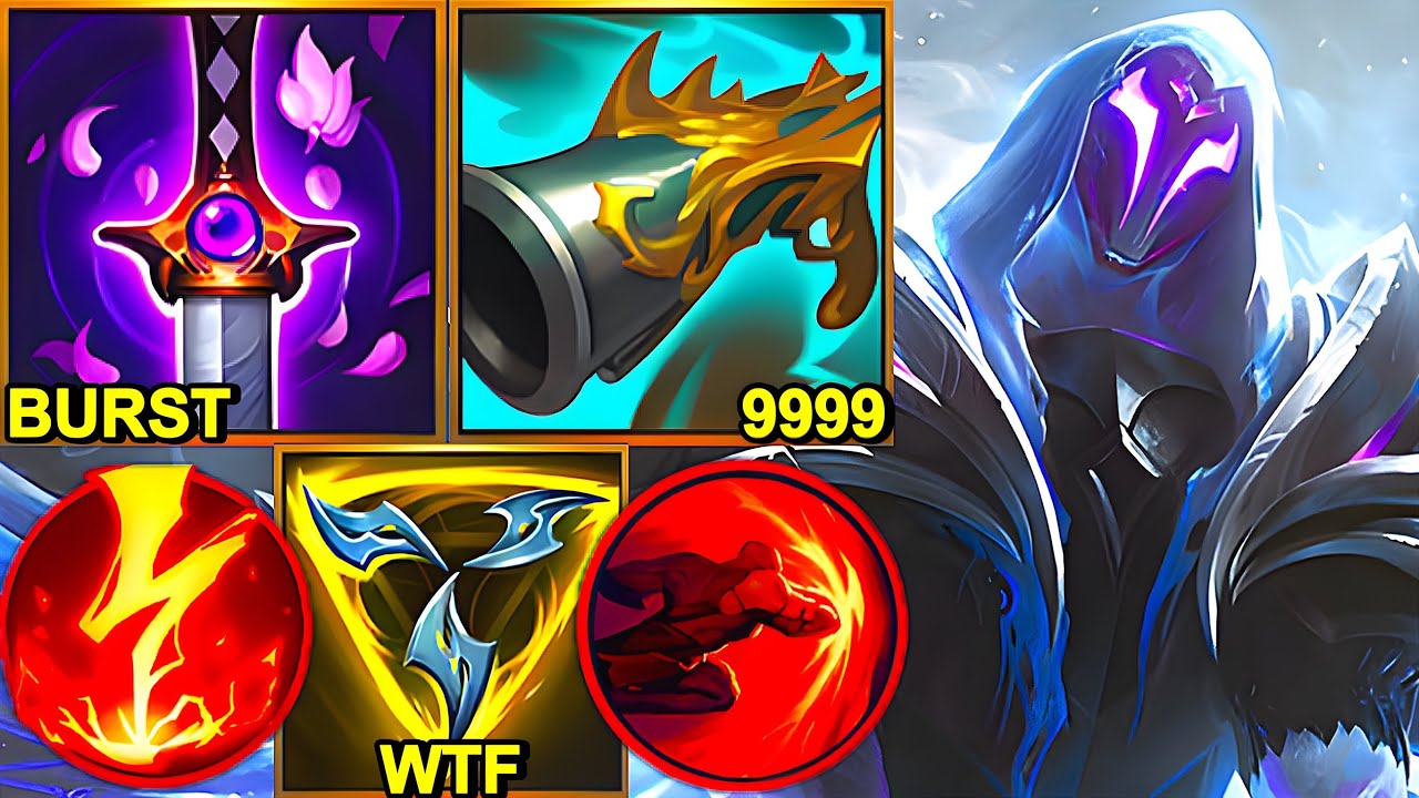 Wild Rift China Pyke Mid - 19KILL Electrocute & Collector ONE SHOT PYKE Build Runes - Handcam
