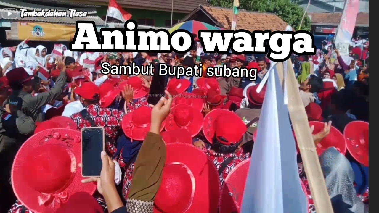 kunjungan bupati subang di Kecamatan Tambakdahan, lokasi Kantor Desa Tambakdahan