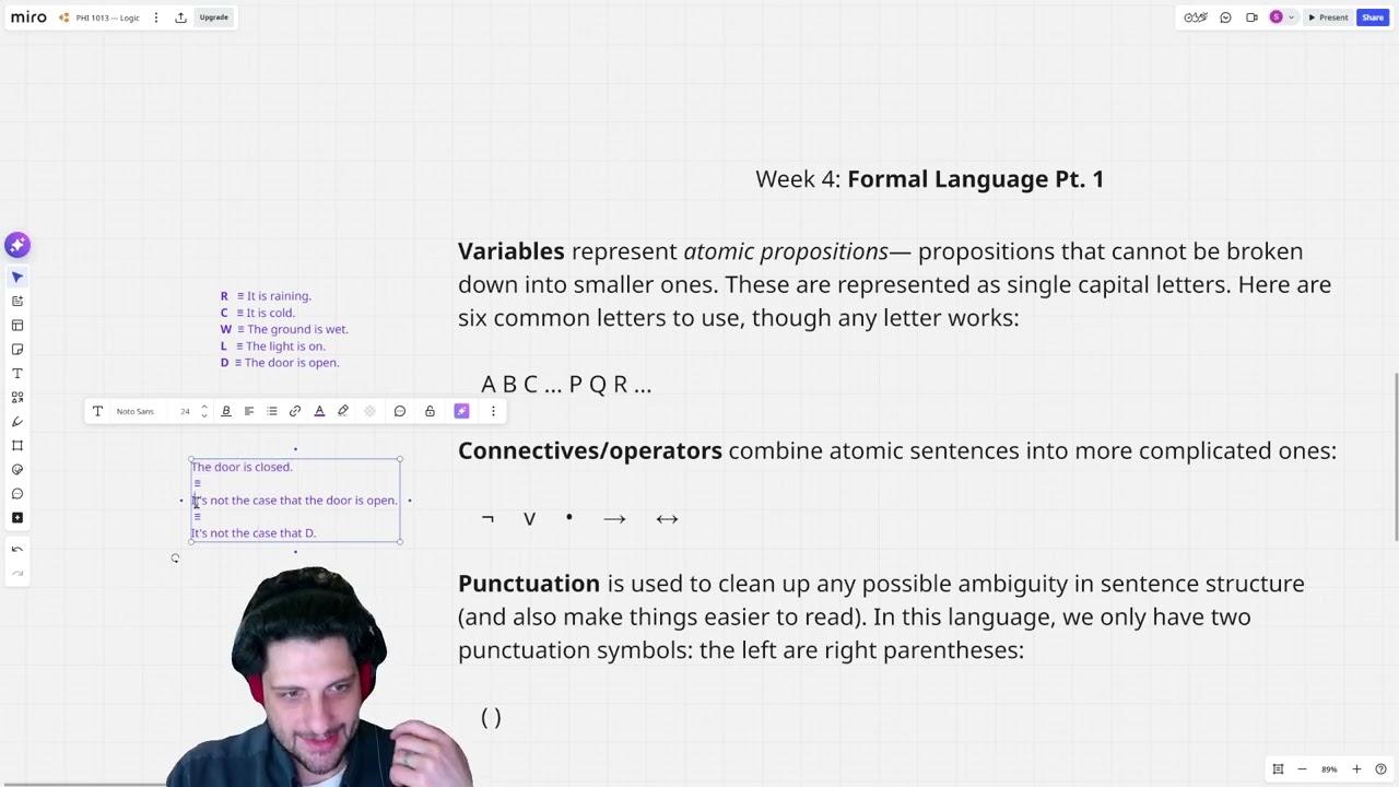 Formal Language Pt. 1 (Basic Elements - Propositions, Connectives/Operators) [Logic #4]