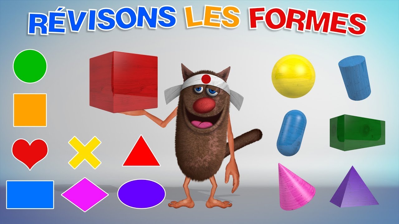 Foufou - Révisons les formes/Let's review the Shapes for Kids (serie 03) 4k