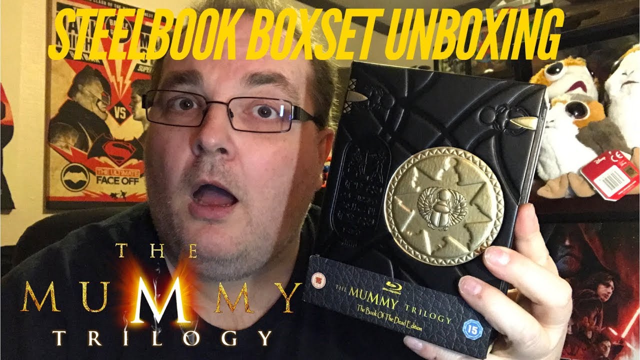 The Mummy Trilogy STEELBOOK BOXSET UNBOXING - EverythingBlu Exclusive