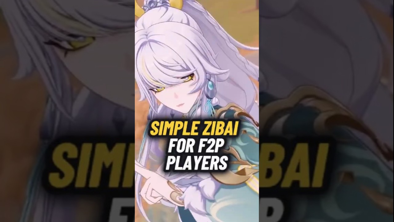 How to Build Zibai for F2P Players - Genshin Impact