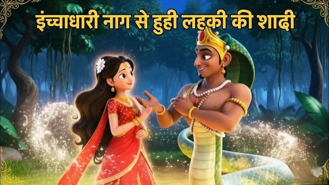 इच्छाधारी नाग से हुई लड़की की शादी 😱 | जंगल की रहस्यमयी कहानी |Hindi Kahani #HindiKahani #MoralStory