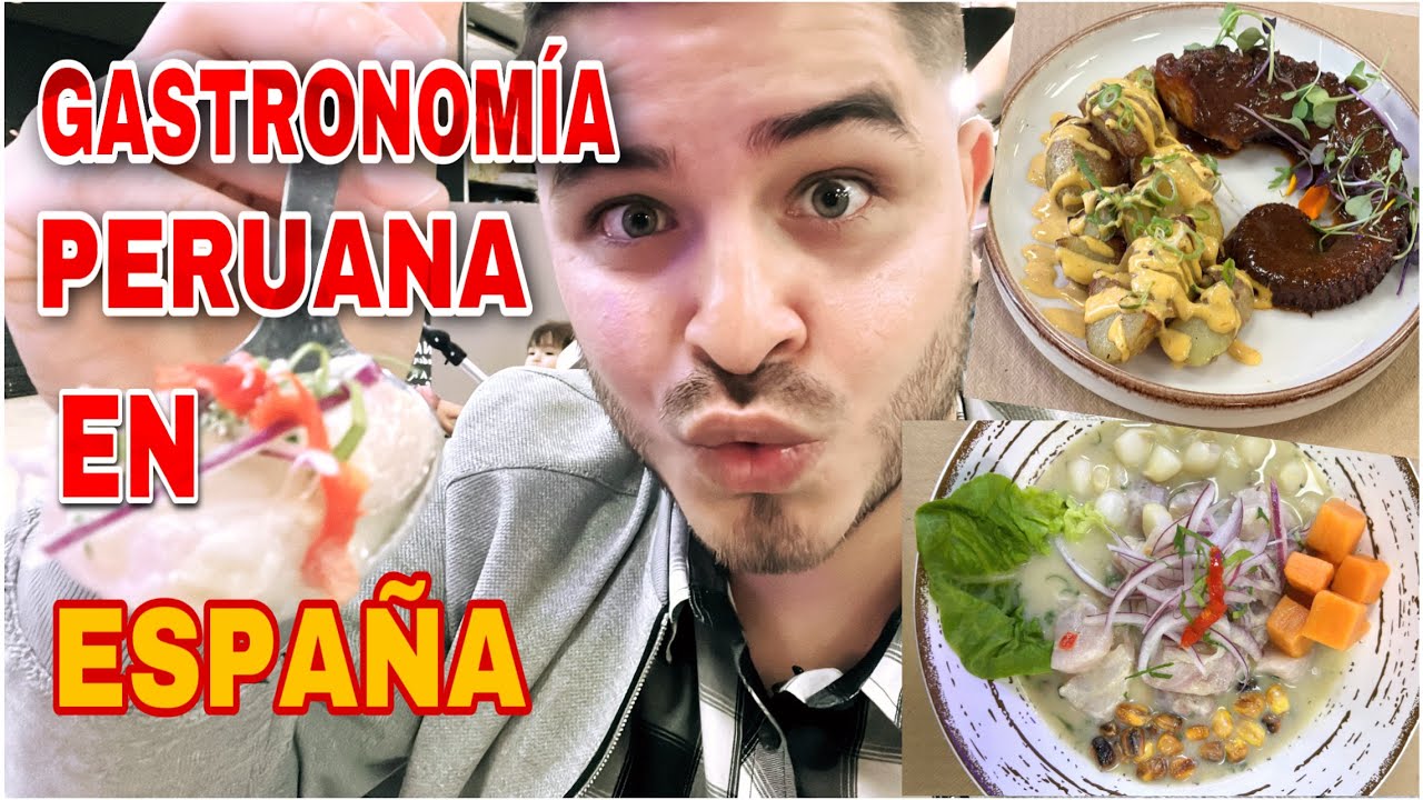 Gastronomía PERUANA en MERCADO de ESPAÑA/ Marlon Diez🔥