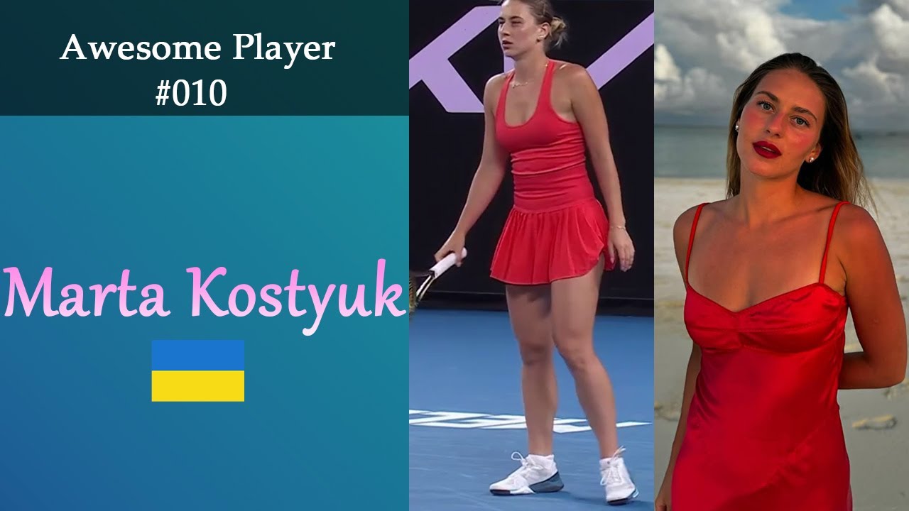 Awesome Player #010 * Marta Kostyuk * Women's Tennis * Compilations Clips