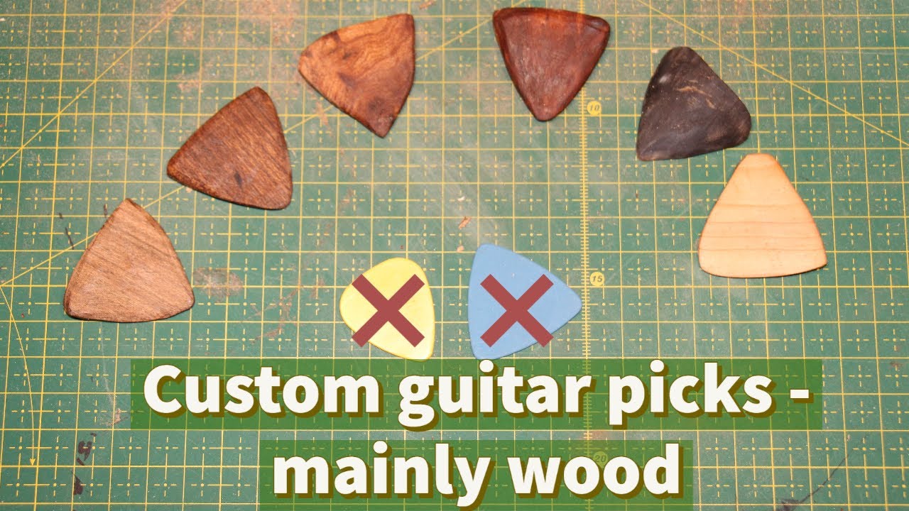 Crafting Unique Guitar Picks: From Wood to Music | Sound Test Included