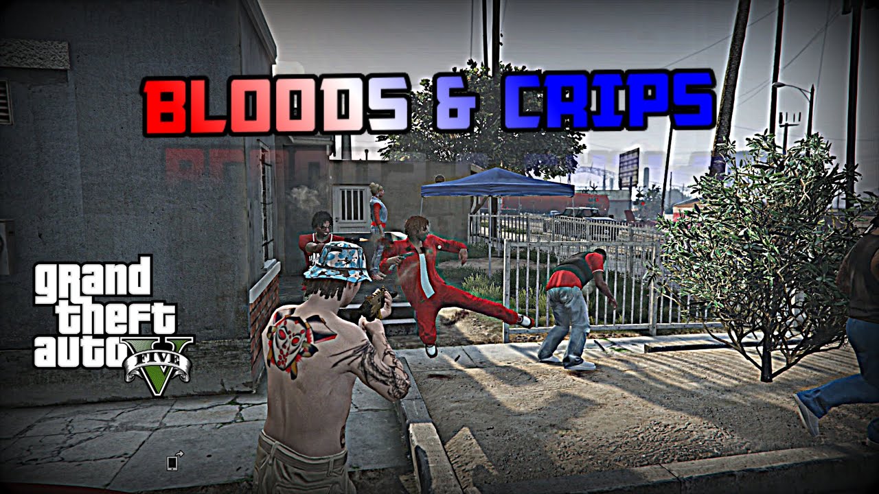 GTA 5 - BLOODS VS CRIPS #3