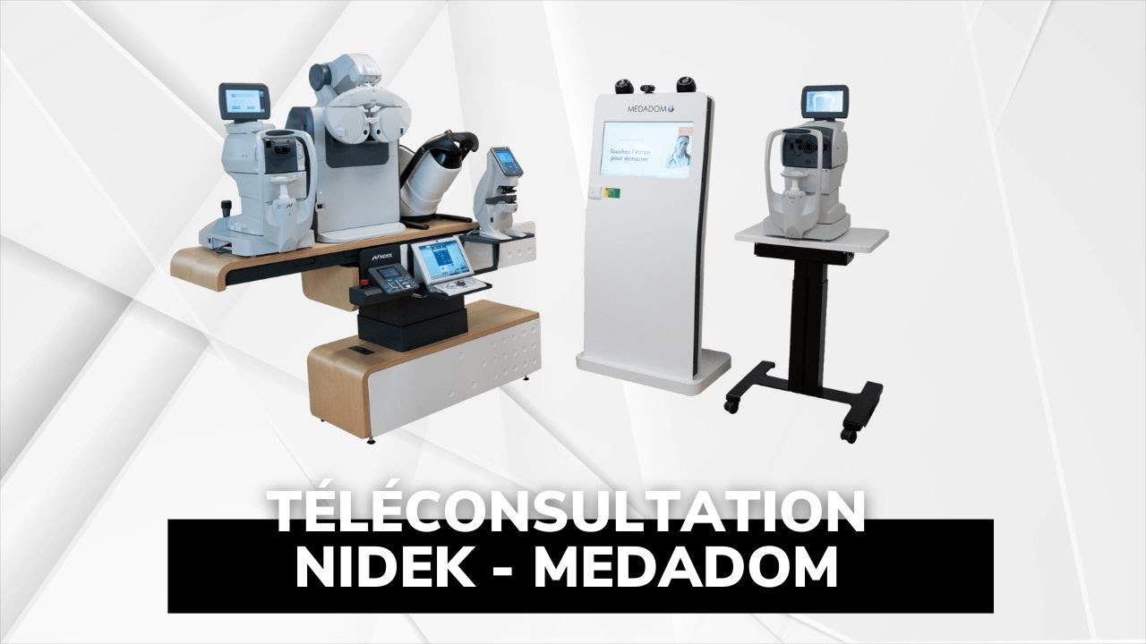 Solution de téléconsultation en magasin - Nidek x Medadom
