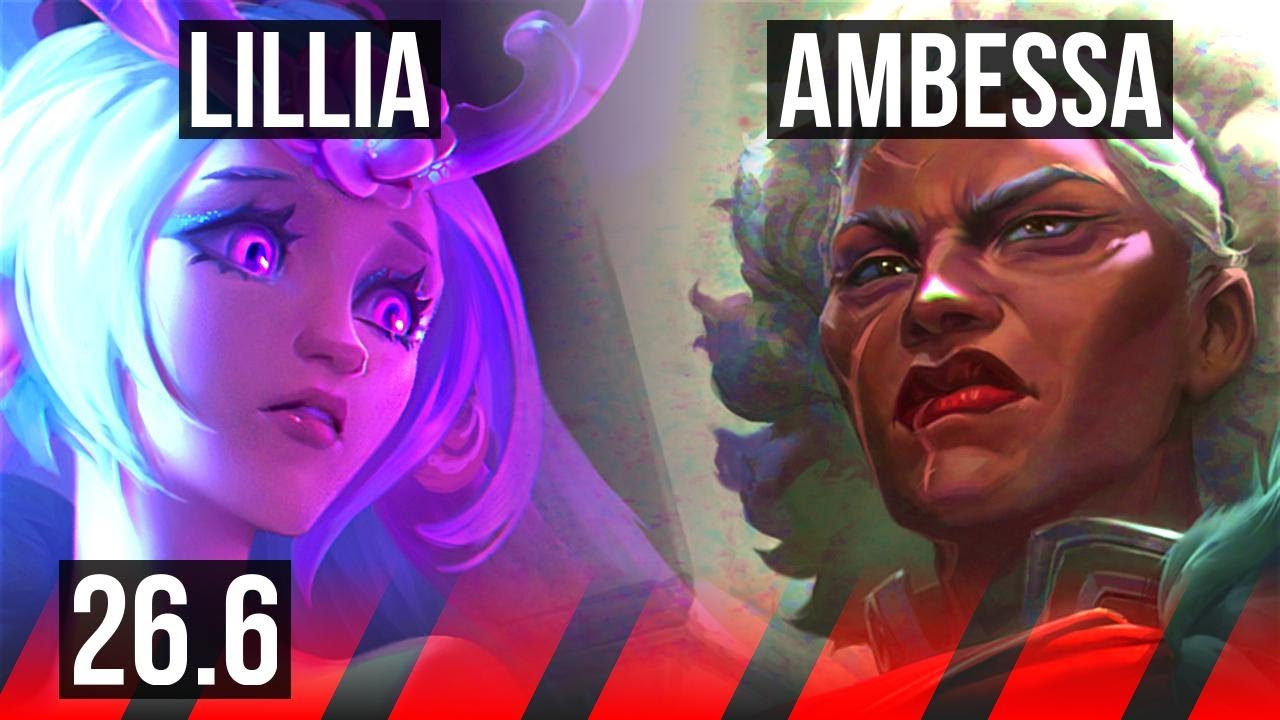 LILLIA vs AMBESSA (TOP) | KR Diamond | 26.6