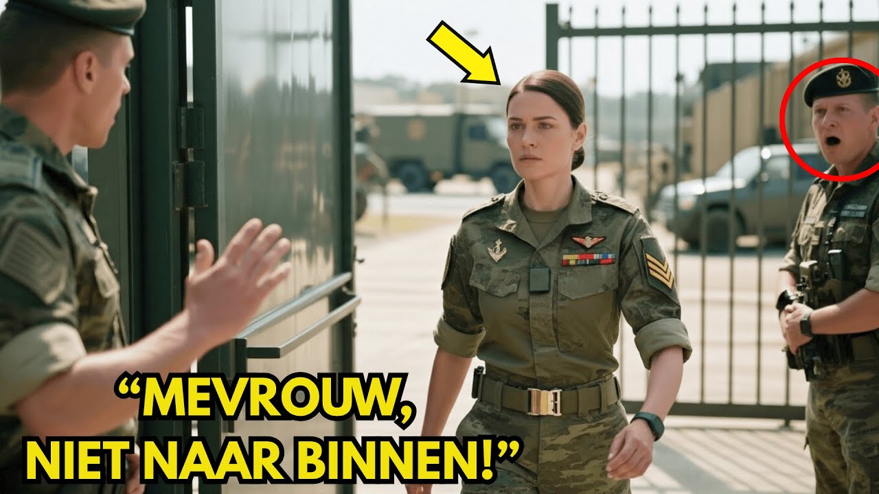 “Mevrouw, u mag niet naar binnen!” — De wachters beseften niet dat zij hun nieuwe commandant was