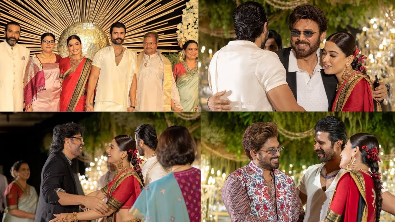 Tollywood biggest night? 👀 Vijay Devarakonda and Rashmika Mandanna Reception🔥| tollywood trendzs