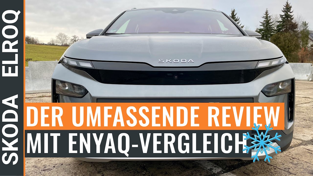 Der neue Skoda ELROQ im Intensivtest bei Winterbedingungen inkl. Grusswort von Klaus Zellmer