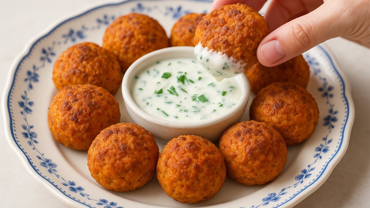 These lentil balls are a protein bomb! A simple lentil recipe!