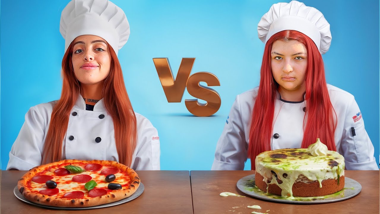 HICIMOS UNA COMPETENCIA DE COCINA CON MI HERMANA 