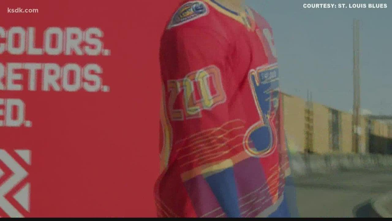 Blues reveal reverse retro jersey