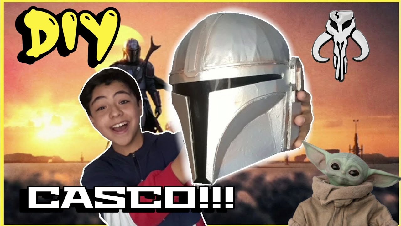 Como hacer el casco de MANDALORIAN!!! Con plantillas!!/Agustín Robinson #mandalorian
