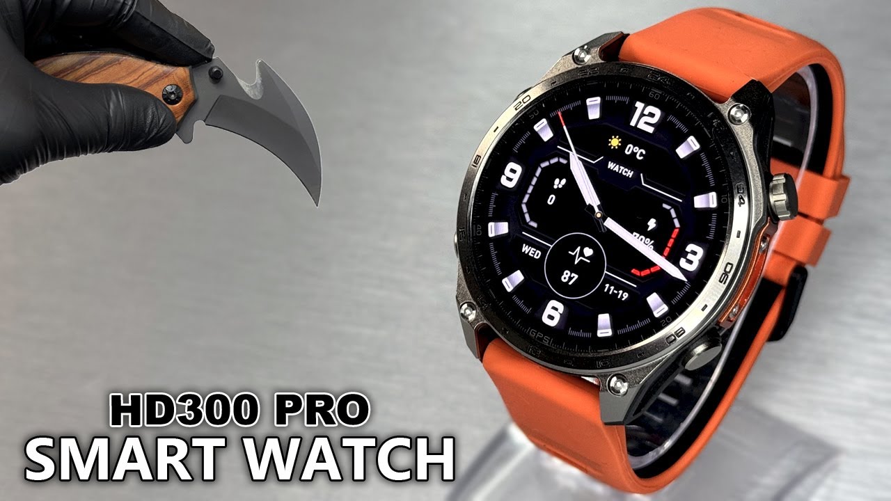 HD300 PRO GPS SmartWatch 2025 Review (Amoled, 4GB Memory) - Aesthetic ASMR