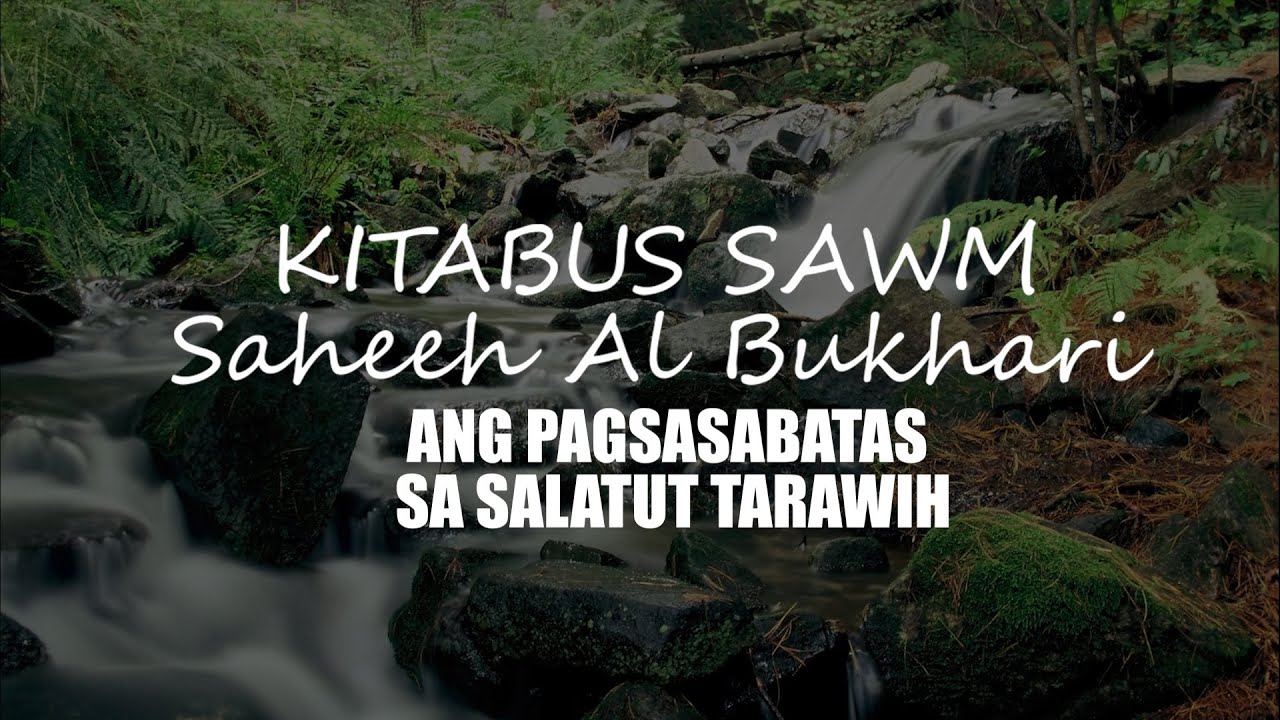 Ang Pagsasabatas sa Salatut Tarawih