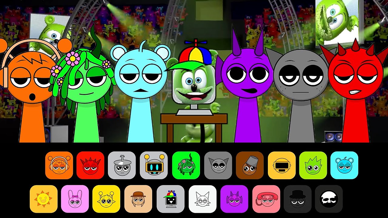 🎶Incredibox Sprunki - Gummy Bear Song (MOD/COVER )🎶