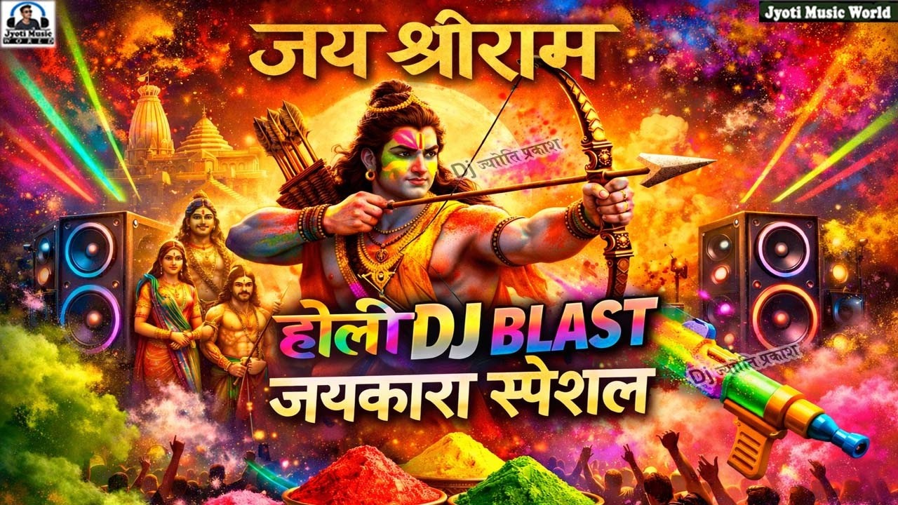 जय श्रीराम होली DJ ब्लास्ट &ndash; जयकारा स्पेशल 🚩| Jai Shree Ram Holi DJ Blast | Nonstop Jaikara Remix