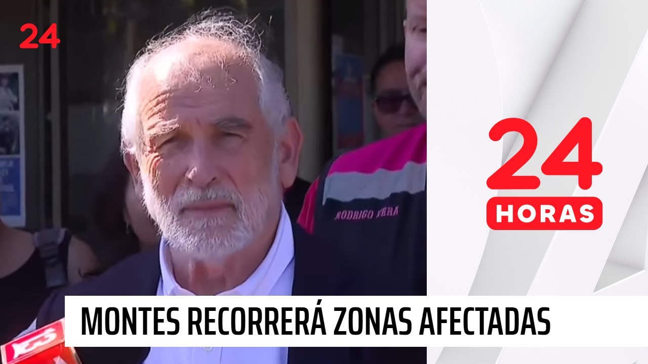 Ministro Carlos Montes recorrer&aacute; zonas afectadas por incendios forestales | 24 Horas TVN Chile