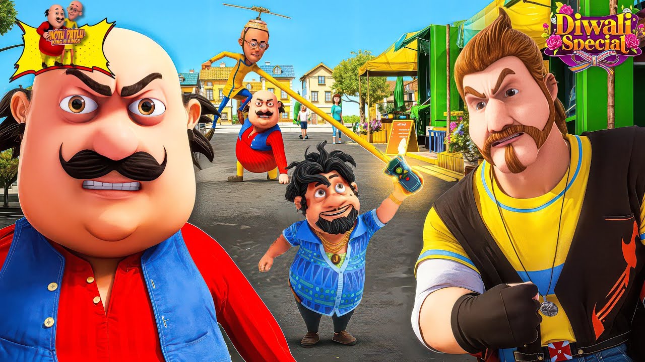 John The Don Ka Bad Plan Sab Ko Kara Time Freez | Chor Ka Badle | Motu Patlu | Kiddie Land