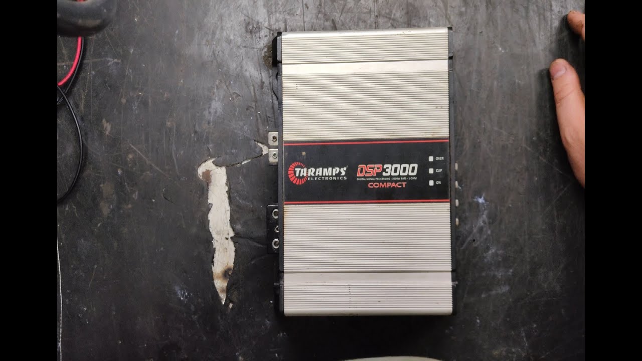 Conserto reparo modulo potencia taramps dsp3000 compact não liga