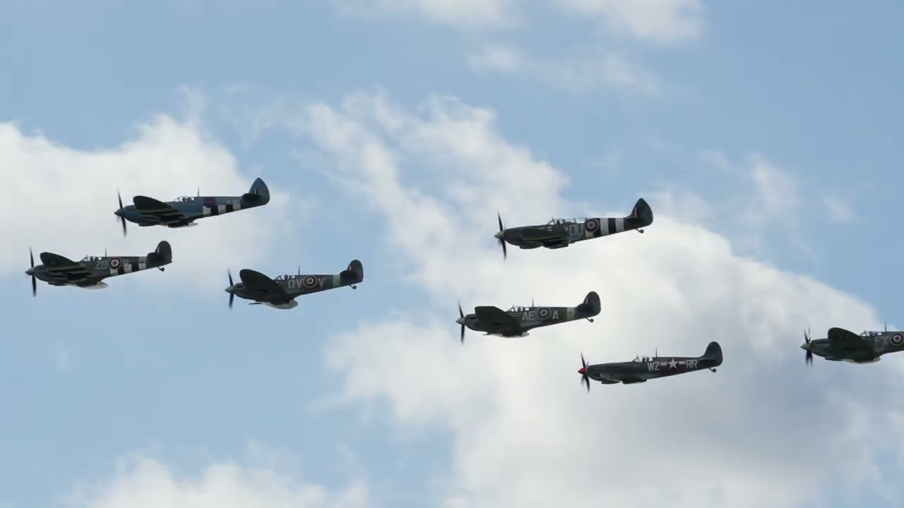Sywell Air Show 2024 Spitfire finale: Sunday