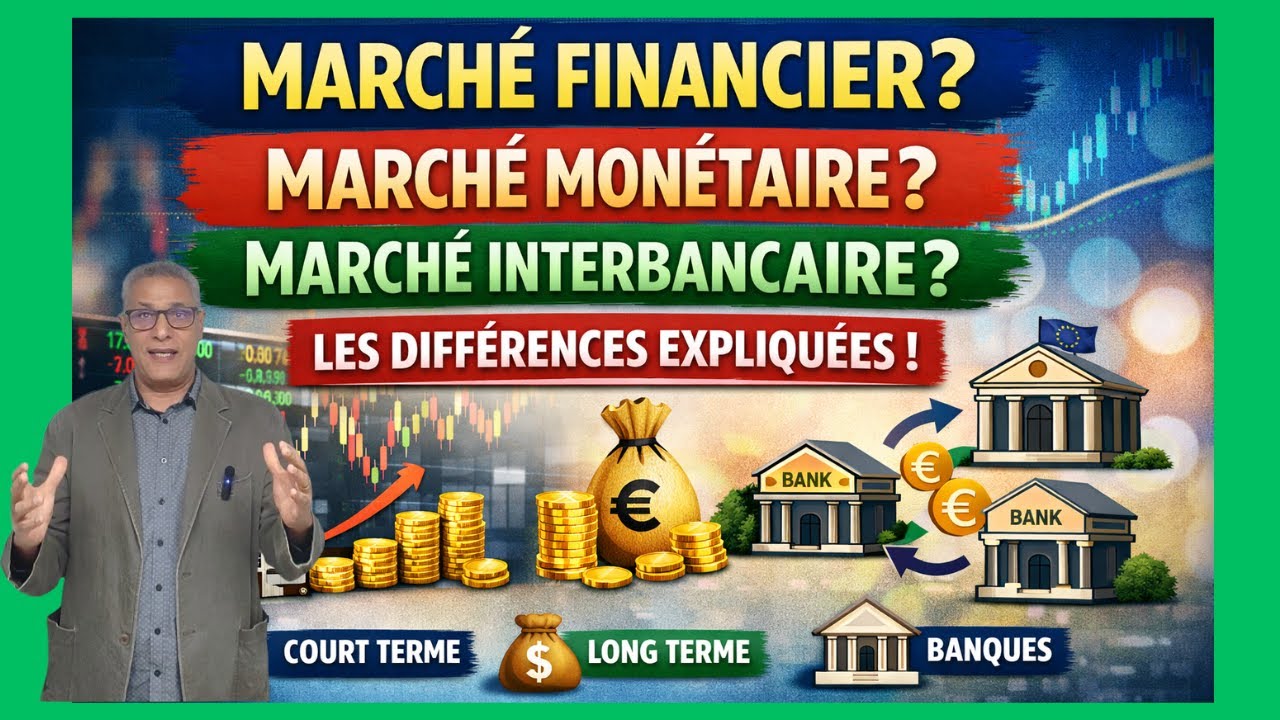 Marchés financier, monétaire et interbancaire : comprendre simplement les différences