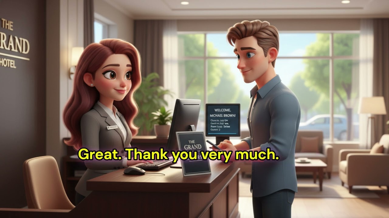 ✈️ Travel English At the Airport, On the Airplane, Booking a Hotel, Hotel Check-in, Hotel Check-out